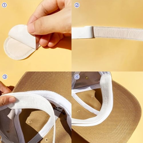 10db Izzadtságelnyelő Tapaszok Baseball Sapkákhoz és Golfkalapokhoz