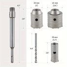 5 darabos Betonvágó készlet