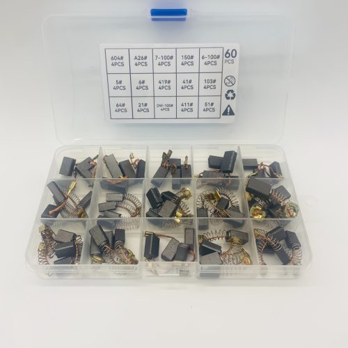 60 db kiváló minőségű grafit ecset a elektromos szerszámokhoz