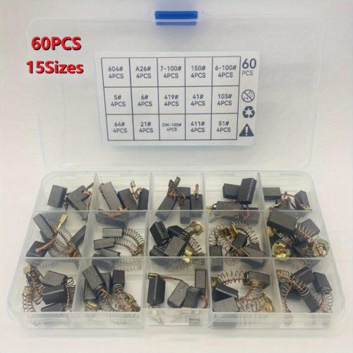 60 db kiváló minőségű grafit ecset a elektromos szerszámokhoz