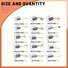 60 db kiváló minőségű grafit ecset a elektromos szerszámokhoz