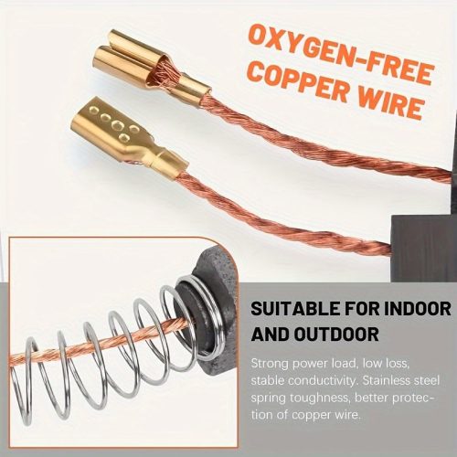 60 db kiváló minőségű grafit ecset a elektromos szerszámokhoz