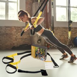   Állítható teljes testes felfüggesztő edzőkészlet ajtóhoz rögzítővel