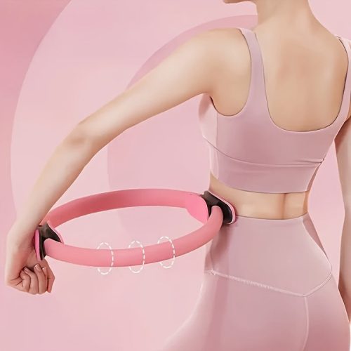 Univerzális Rózsaszín Pilates Gyűrű Teljes Test Fitneszhez Lila