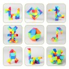 Strapabíró és szórakoztató gyermek puzzle oktató játék