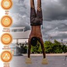 Felemelkedés, Fa Rúd, Párhuzamos Rudak, Kéztartás, Edzés, Fitness, Otthoni és Kültéri Gimnasztika, Felemelkedés Trénerek