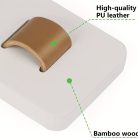 1db modern rusztikus, fából készült napszemüveg-rendező – falra szerelhető szemüvegkijelző és tárolóállvány akár 9 szemüveghez – tökéletes lakberendezés fehér