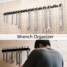 Tartós fém falra szerelhető csavarkészítő 20 furat, 6-32-eshez