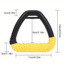 Felnőtt fitnesz tornagyűrű készlet - 2M állítható, csúszásmentes PP húzódzkodó gyakorlati fogantyúk otthoni edzőtermi erőnléti edzéshez - Töltés nélküli, elem nem szükséges