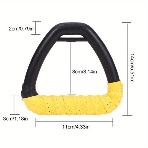 Felnőtt fitnesz tornagyűrű készlet - 2M állítható, csúszásmentes PP húzódzkodó gyakorlati fogantyúk otthoni edzőtermi erőnléti edzéshez - Töltés nélküli, elem nem szükséges