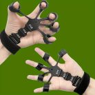 Beállítható Csúszásmentes Ujjtréner, Fogóerő Fejlesztő Kézgyakorló, Hordozható 5-Ujjas Kivágott Tervezésű Ujjnyújtó Kosárlabda Edzéshez