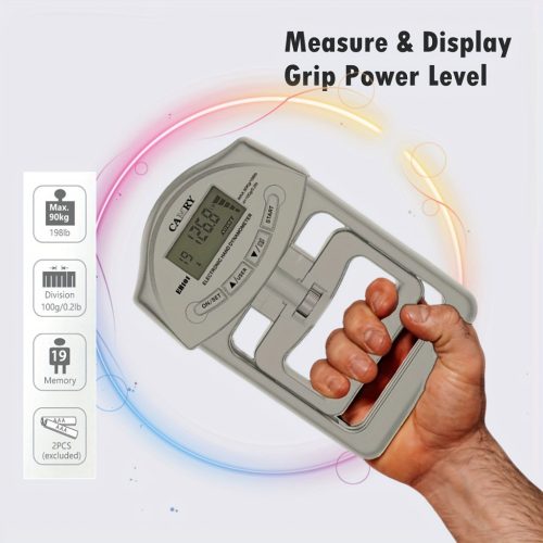 Camry Markolat Erőmérő 198lb/90kg, Digitális Kéz Dinamométer a Kézfogás Erősítéséhez Edző Teszt
