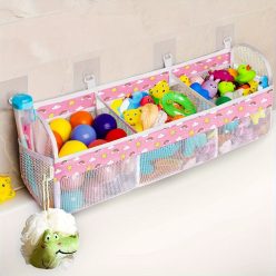   Sokoldalú hálós szervezőtáska fürdőszobához és zuhanyhoz - Ideális játékok, snackek és hajkiegészítők tárolására A Kis Nap