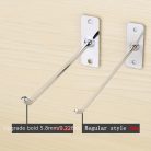 Falikampó Szög Falikijelző Ékszerkampó Mobiltelefon Kiegészítők Egyvonalas Kampó Acél Hardver Eszköz Kalapács Fogó Falra Szerelés 4x45 Mm - 10