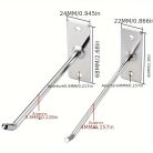 Falikampó Szög Falikijelző Ékszerkampó Mobiltelefon Kiegészítők Egyvonalas Kampó Acél Hardver Eszköz Kalapács Fogó Falra Szerelés 4x45 Mm - 10