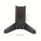 1 db állítható magasságú hordozható összecsukható kerékpárállvány Fekete