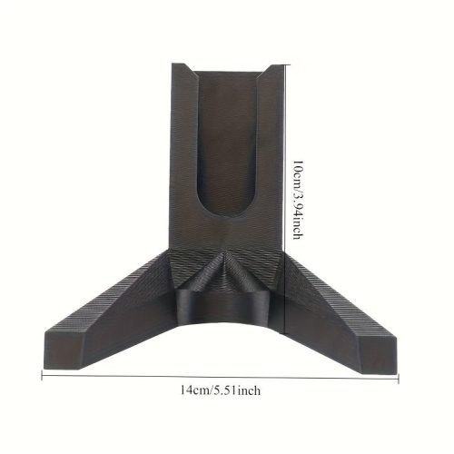 1 db állítható magasságú hordozható összecsukható kerékpárállvány Fekete