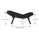 Állítható kerékpár parkoló állvány - Tartós műanyag, padlóra szerelhető kiállító állvány országúti és hegyi kerékpárokhoz biztonságos lábtámasz segítségével Fekete