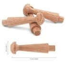 20 db rusztikus fa cövek, falra szerelhető tüske alakú Shaker fogasok, könnyen felszerelhető faakasztó cövekek ékszerekhez, kabáttartóhoz, lakberendezéshez