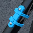 1 db Fúrásmentes Kerékpár Vizespalack Tartó Adapter - Rozsdamentes Acél, Univerzális Kiegészítő Hegyi és Országúti Kerékpárokhoz, Biztos Rögzítés Hidratációs Rendszerhez Fekete