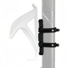 1 db Fúrásmentes Kerékpár Vizespalack Tartó Adapter - Rozsdamentes Acél, Univerzális Kiegészítő Hegyi és Országúti Kerékpárokhoz, Biztos Rögzítés Hidratációs Rendszerhez Fekete