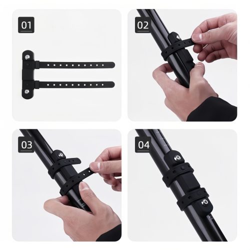 1 db Fúrásmentes Kerékpár Vizespalack Tartó Adapter - Rozsdamentes Acél, Univerzális Kiegészítő Hegyi és Országúti Kerékpárokhoz, Biztos Rögzítés Hidratációs Rendszerhez Kék