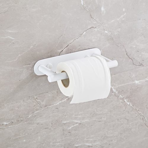 1db Öntapadó Vécépapír Tartó Csiszolt Arany Forgatható WC-papír Tartó