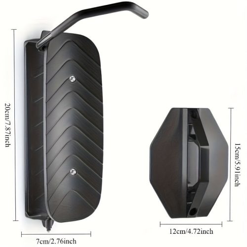 1 készlet forgatható állítható kerékpár falikampó, függőleges garázsba szerelhető biciklitartó, helytakarékos megoldás, 29.94KG teherbírású