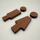 Északi Fa Fürdőszoba Tábla, 16.0cm Férfi és Női WC Ajtóra Szerelhető, Öntapadós Könnyű Telepítés, Japán Stílusú WC Dekoráció Otthonra és Irodába Természetes Szín - Tömör Fa
