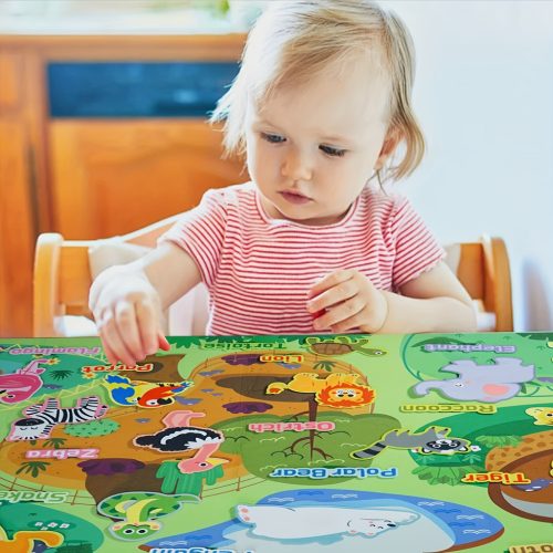 Állatkerti Kaland Filctábla - történet mesélő tábla