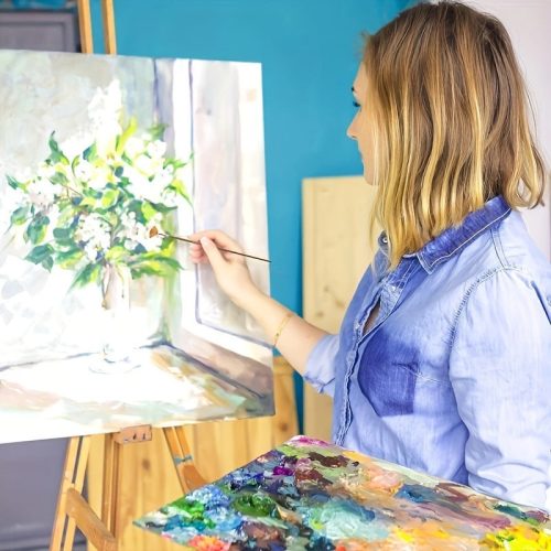 Ventilátor alakú művész ecsetkészlet