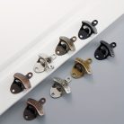 1 db Vintage "Nyisd ki itt" öntöttvas falra szerelhető palacknyitó Egy Fekete