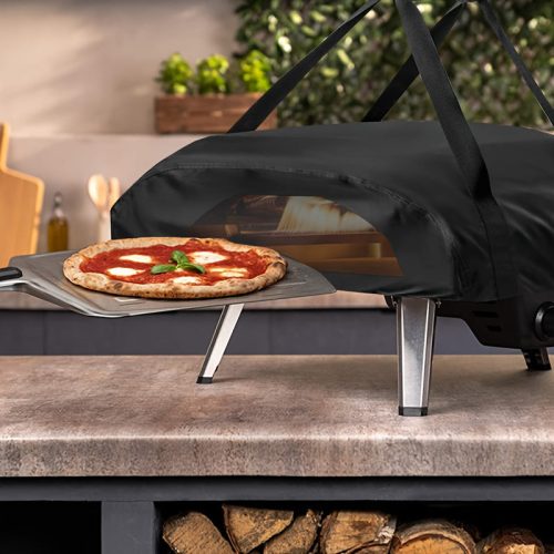 Hordozható gáz pizza sütőhuzat kültéri használatra, alkalmas Koda 16 és Koda 12-hez, 420D ezüstbevonatú anyagból készítve. Koda16