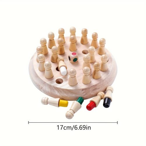 fából készült memóriajáték, amely egyben oktató tábla is