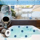 2 db Újrahasználható jakuzzi vagy medence szennyeződés-elnyelő golyók