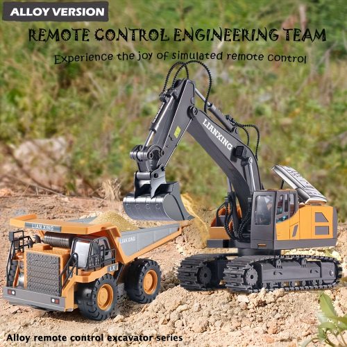 Távirányítós Markológép Játék – 2,4 GHz-es 11 Funkciós, Fém karral