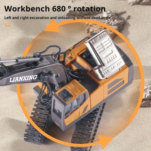 Távirányítós Markológép Játék – 2,4 GHz-es 11 Funkciós, Fém karral