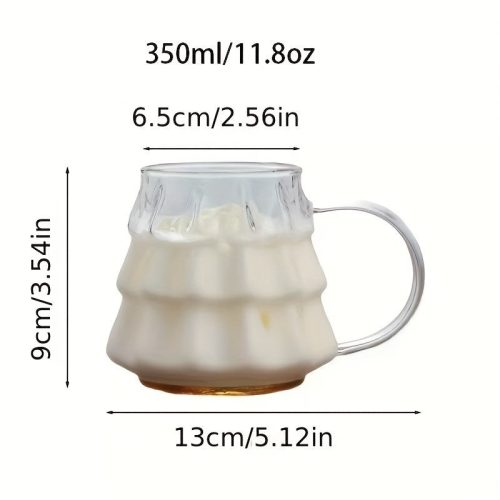 350 ml Karácsonyi üvegpohár