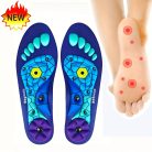 1 pár mágneses akupresszúr talpbetét - Ergonomikus ívtartó, puha, rugalmas