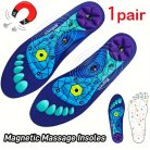 1 pár mágneses akupresszúr talpbetét - Ergonomikus ívtartó, puha, rugalmas