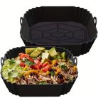 Tapadásmentes Szilikon Air Fryer Sütőforma (fekete)