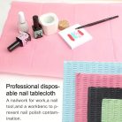 20db Nail Art asztali szőnyeg eldobható tiszta párnák körömápoláshoz gél lakk vízálló terítők manikűr eszköz kiegészítők