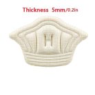 1 pár betét cipő sarok szivacs vastag kopásgátló láb, párna bélés női férfiak lélegző naponta az Achilles kezelésére és a sarokhólyag megelőzésére