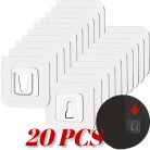 20 darabos kétoldalas öntapadós fali akasztó