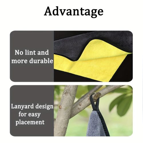 1db szuper nedvszívó horgásztörülköző karabinerrel