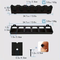   Függőleges/vízszintes Horgászbottartó, Falra Szerelhető Horgászbottartó