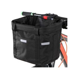   Nagy biciklikosár fém biciklikosár kattintás a kormányra tágas