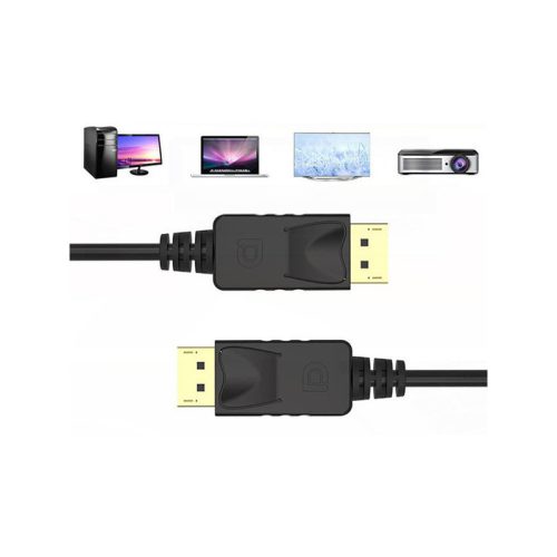 DisplayPort Kábel 1.8 m – DP 1.2 Video és Audio Átvitellel, Full HD / 4K Kompatibilis