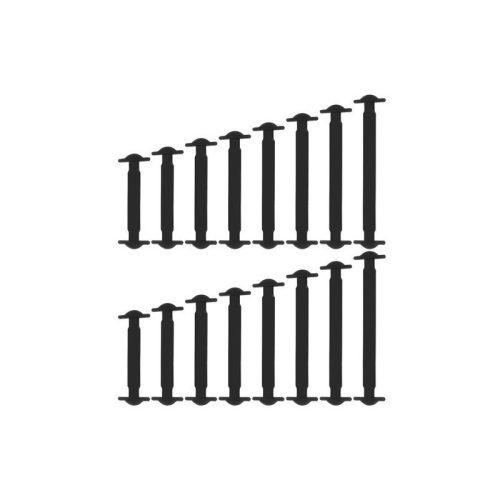 Silikon Cipőfűző Készlet – 16 db Rugalmas és Vízhatlan Cipőfűző, Gyerekeknek és Felnőtteknek