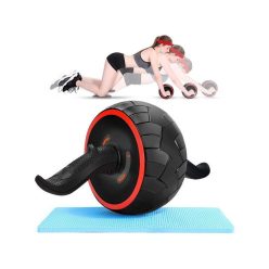   Hasizom edző görgő - edzés kerekes görgő - fitness eszköz - hasizom erősítő - otthoni edzés eszköz - fitnesz roller